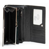 Женский лаковый кожаный кошелек PE DR. BOND PEW1-V black
