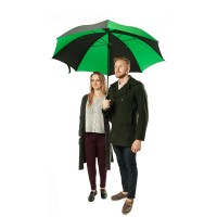 Механический зонт-гольфер Fulton Cyclone S837 Black Green (Черный/зеленый)