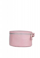 Кожаная поясная сумка розовая винтажная TW-BELTBAG-PINK-KSR