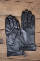 Женские сенсорные кожаные перчатки Shust Gloves 942s1