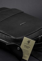Городской  женский кожаный рюкзак BlankNote на молнии COOPER ЧЕРНЫЙ - BN-BAG-19-NOIR