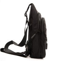 Мужская тканевая сумка-слинг Lanpad 83045 black бол