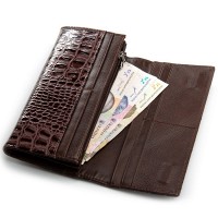 Женский лаковый кожаный кошелек PE DR. BOND PEW501-2 brown