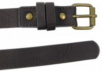 Женский ремень из эко-кожи H&M темно коричневый