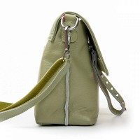 Женская кожаная сумка ALEX RAI 8793-9 olive