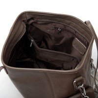 Женская кожаная сумка классическая ALEX RAI 91008-9 khaki