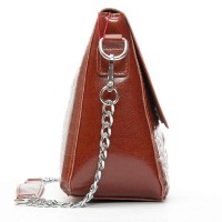 Женская кожаная сумка через плечо ALEX RAI 9346 camel