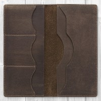 Кожаный бумажник Hi Art WP-03 Shabby Gavana Brown