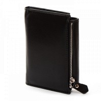 Женский кожаный кошелек Classik  DR. BOND WN-23-12 black
