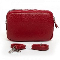 Молодежный клатч из кожи ALEX RAI BM 60061-4 bordo