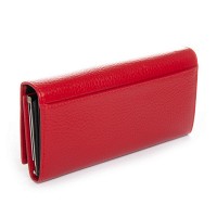 Женский кожаный кошелек BR DR. BOND W1-V-4 red-black