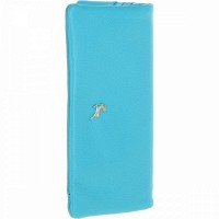 Женский кожаный кошелек Ashwood J56 BLUE ATOLL с RFID защитой