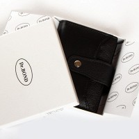 Женский кожаный кошелек Classik  DR. BOND WN-23-15 black