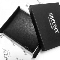 Мужской кожаный кошелек BE BRETTON 1123 black