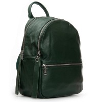 Женский кожаный рюкзак ALEX RAI 95517-9 green