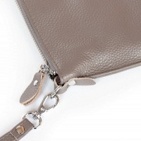 Молодежный клатч из кожи ALEX RAI 8801-2 grey