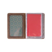 Обложка для документов из кожи HiArt AD-03 Shabby Olive Let's Go Travel