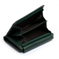 Женский кожаный кошелек Bright DR. BOND WS-31 green