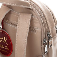 Женская кожаный рюкзак ALEX RAI 2058-9 beige