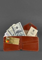 Кожаное портмоне BlankNote 4.2 коньяк bn-pm-4-2-k