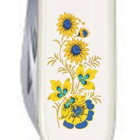 Складной нож Victorinox SPARTAN UKRAINE Цветы 1.3603.7_T1050u