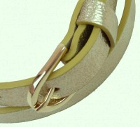 Женский ремень из эко-кожи C&A 2110156 золотистый