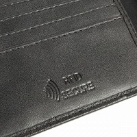 Английский кожаный мужской кошелек Ridgeback JBNC 35 Black (Черный)