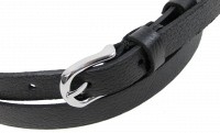 Женский узкий кожаный ремень Skipper 1485-15