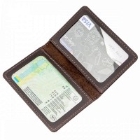 Кожаная обложка для удостоверения Shvigel 13962