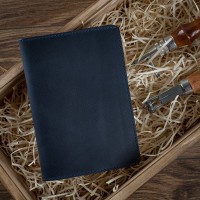 Обложка для паспорта из кожи HiArt PC-01 Shabby Ink