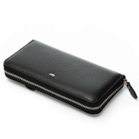 Женский кожаный кошелек Bright DR. BOND W201 black