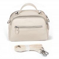 Женский молодежный кожаный клатч ALEX RAI 2906 white