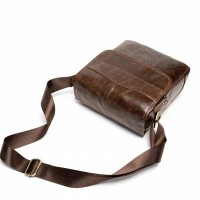 Мужская кожаная сумка через плечо Vintage 14945