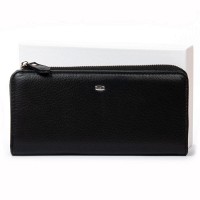 Женский кожаный кошелек Classik  DR. BOND WN-23-21 black