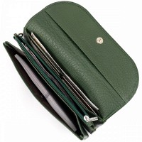 Женский кожаный клатч ST Leather 19320 Зеленый