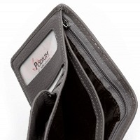 Женский кожаный кошелек Bright DR. BOND WS-415-1 gray