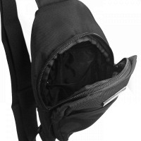 Мужская тканевая сумка-слинг Lanpad 3072 black