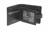 Мужской бумажник Visconti Visconti TSC42 Arezzo (Black) с защитой RFID