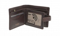 Мужской бумажник Visconti TSC42 Arezzo (Brown) с защитой RFID