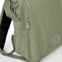 Женский тканевый рюкзак Jielshi 7020 d.green
