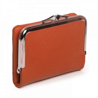 Женский кожаный кошелек Classik  DR. BOND WN-23-14  orange