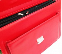 Женский портфель из эко кожи AMO SST01 красный