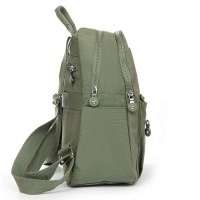 Женский тканевый рюкзак Jielshi 5293 d.green