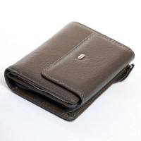Женский кожаный кошелек Bright DR. BOND WS-31 gray