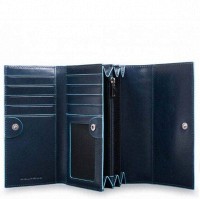 Кожаный кошелек Piquadro BL SQUARE/N.Blue PD4529B2R_BLU2