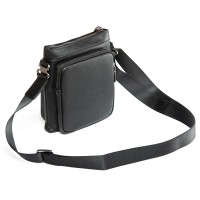 Мужская кожаная сумка через плечо BRETTON 4014-5 black
