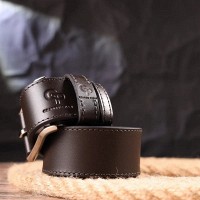 Мужской кожаный ремень Grande Pelle 21462 