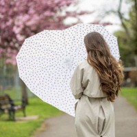 Зонт женский механический Fulton L909-041031 Heart Walker-1 Mini Hearts (Меняет цвет)