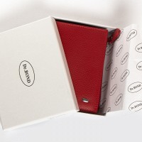 Женский кожаный кошелек Classik  DR. BOND WN-23-8 red