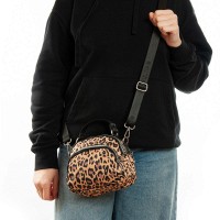 Летняя тканевая сумка Jielshi 1631 leopard print